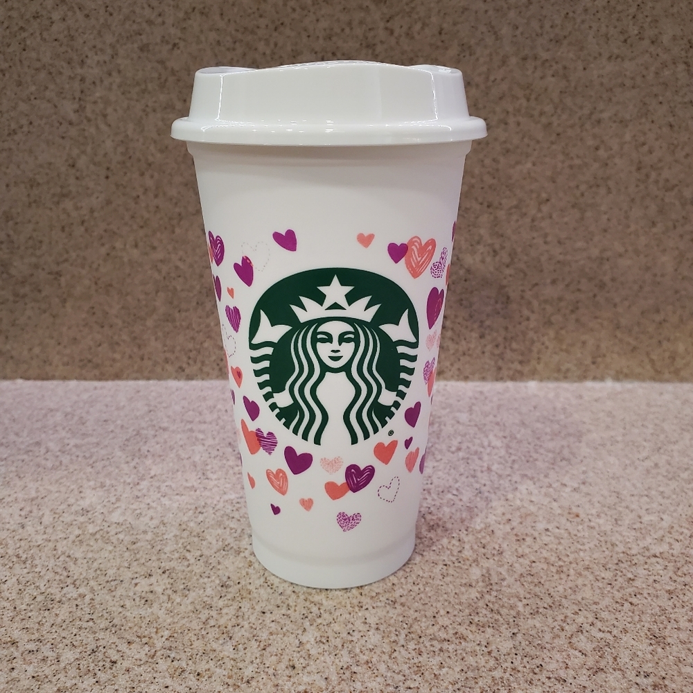 Starbucks Valentine's Day Color Changing Coffee Hot Cup 16 Fl Oz
